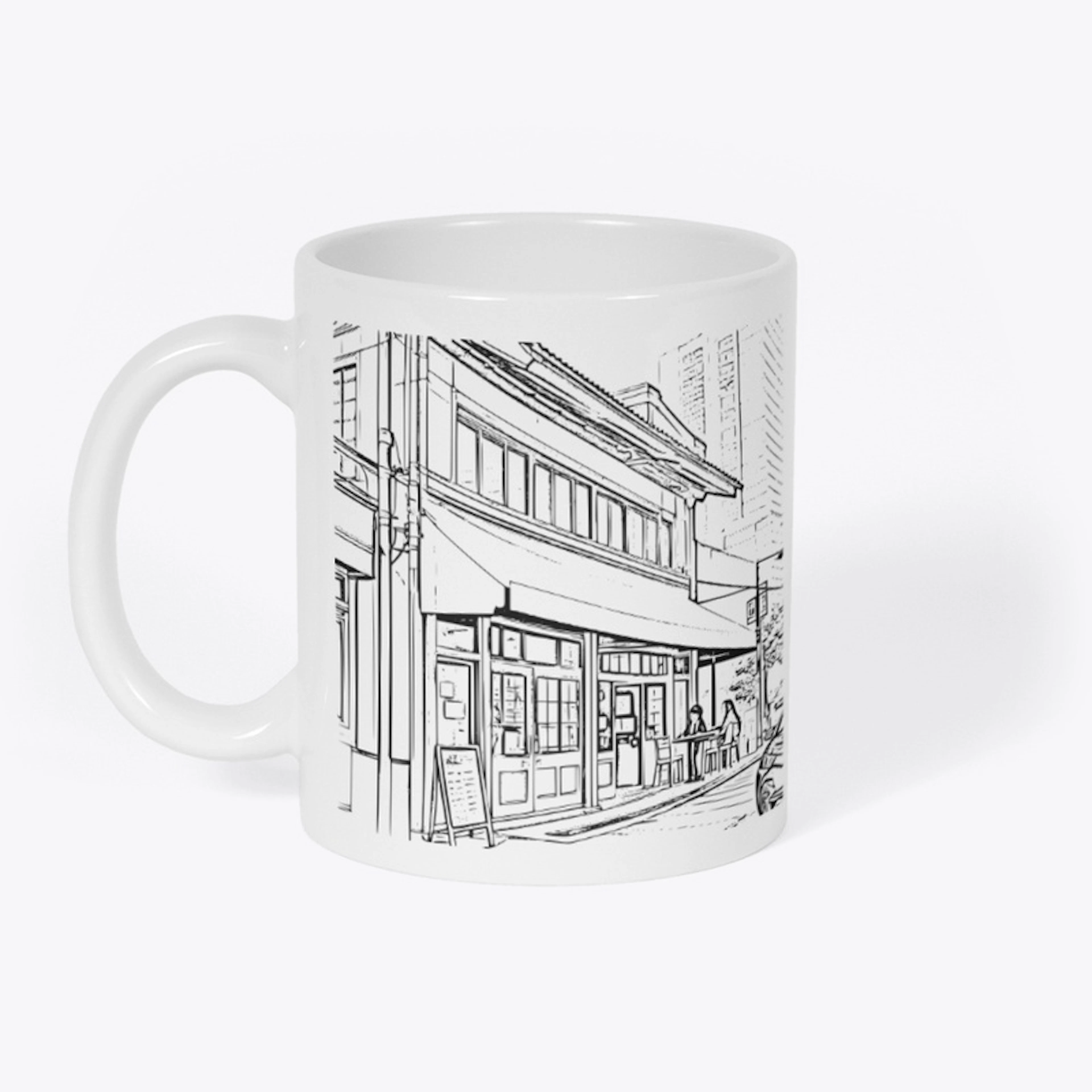 Café Exterior Mug